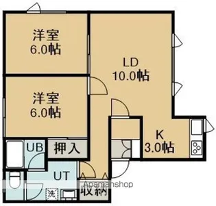 プリムローズ美原台A棟(プリムローズミハラダイエートウ)【1階】の間取り